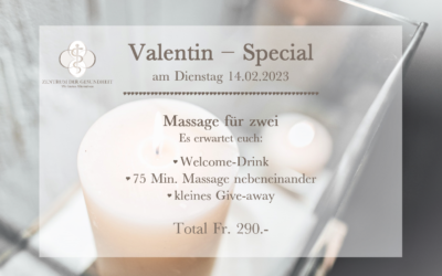 Valentin-Special: Massage für zwei