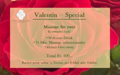 Valentin-Special: Massage für zwei